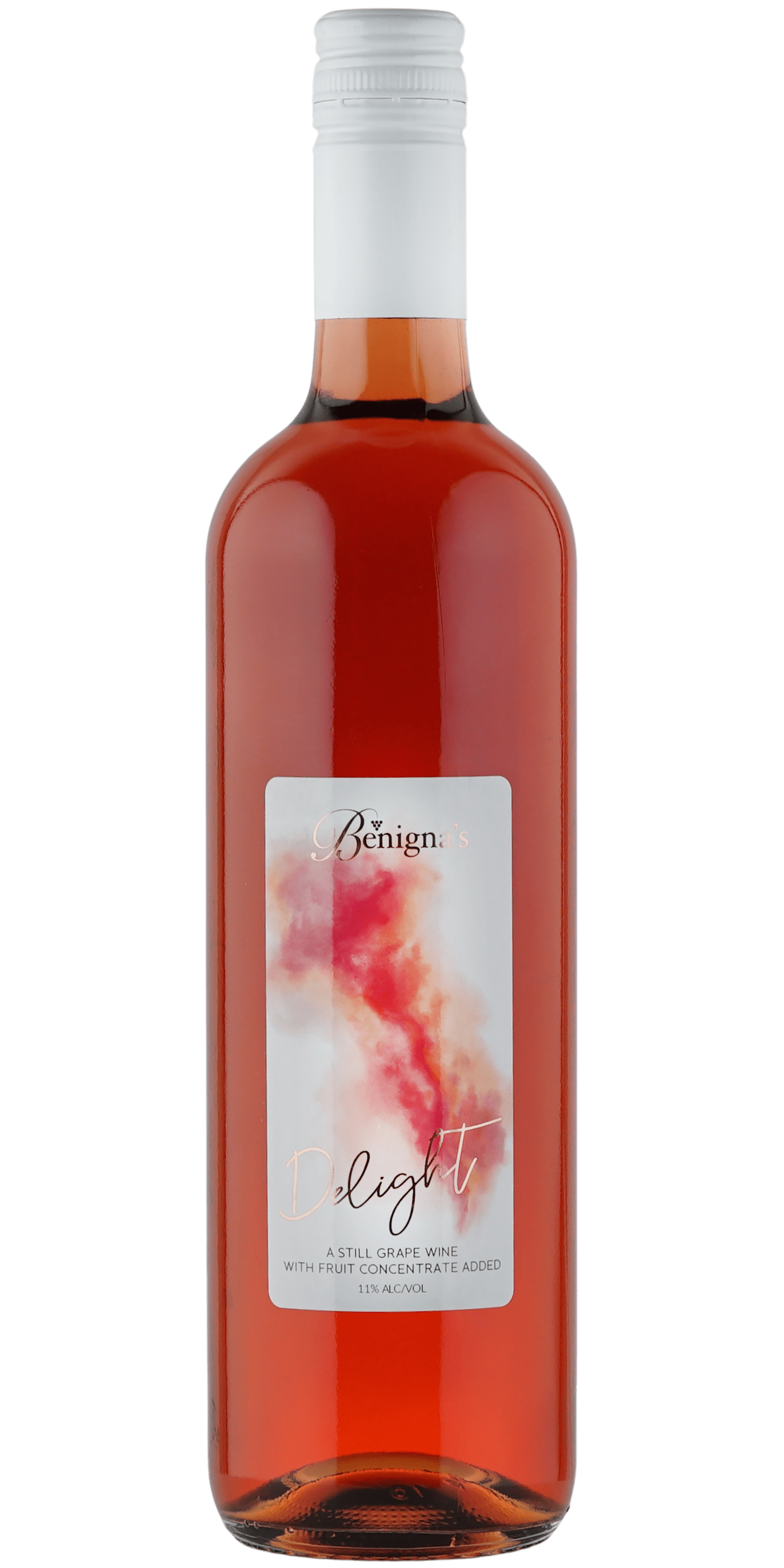 Bottle of Benigna's Creek Delight wine